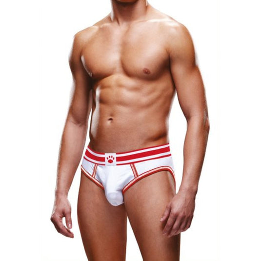 Prowler Backless Brief Red White
