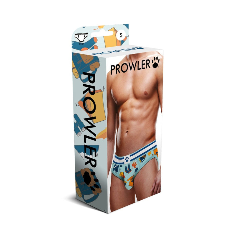 Load image into Gallery viewer, Prowler Autumn Scene Brief Blue White
