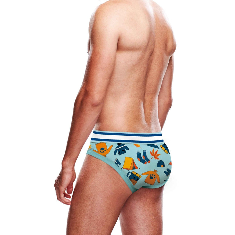 Load image into Gallery viewer, Prowler Autumn Scene Brief Blue White
