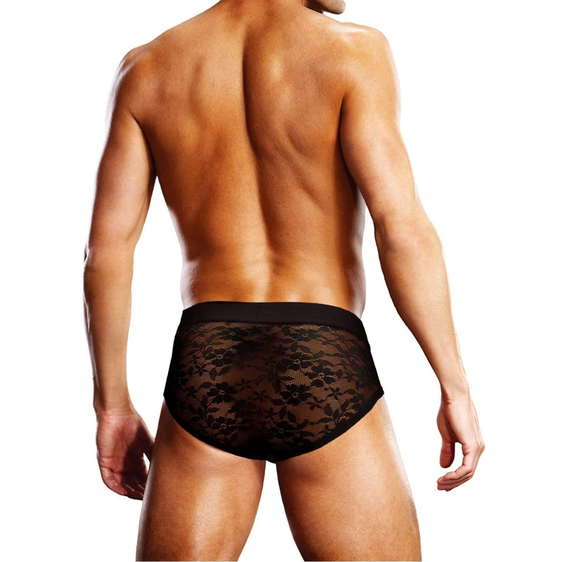 Load image into Gallery viewer, Prowler Lace Brief Black
