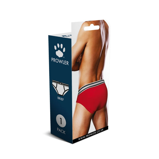 Prowler Brief Red White