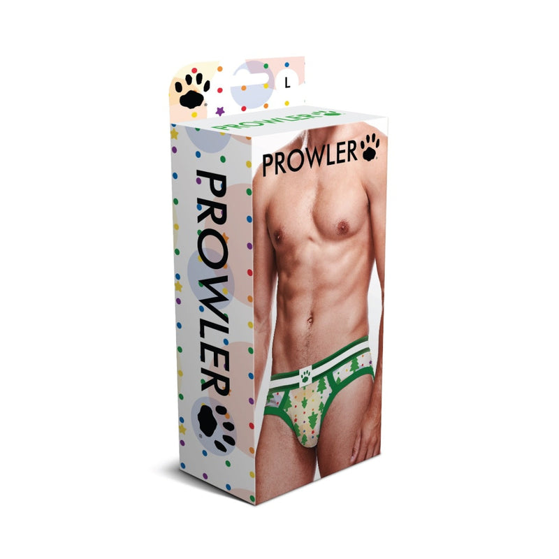 Load image into Gallery viewer, Prowler Trees &amp; Polka Dots Brief Green
