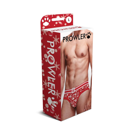 Prowler Christmas Paws Brief Red
