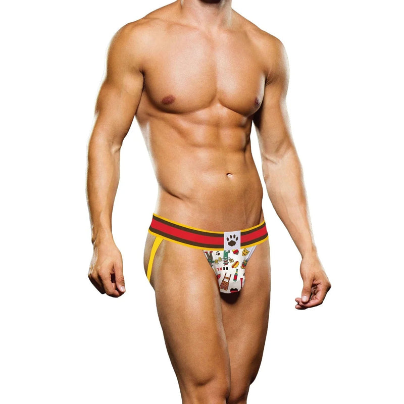 Load image into Gallery viewer, Prowler Berlin Jock Strap Yellow Red
