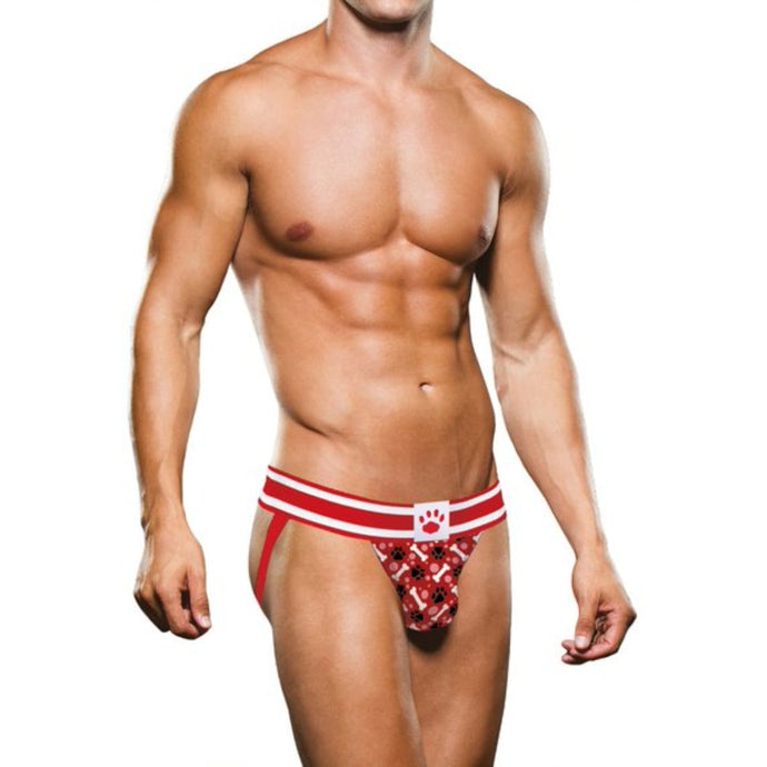 Prowler Red Paw Jock Strap Red White