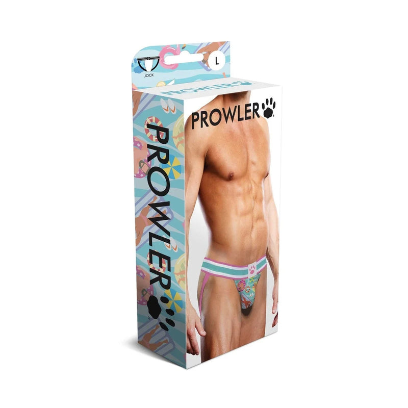 Load image into Gallery viewer, Prowler Swimming Jock Strap Green Pink
