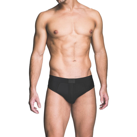 Prowler RED Ass-less Brief Black - Simply Pleasure