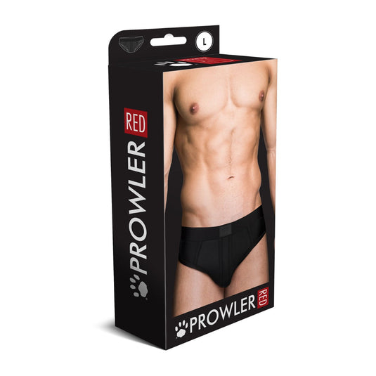 Prowler RED Ass-less Brief Black - Simply Pleasure