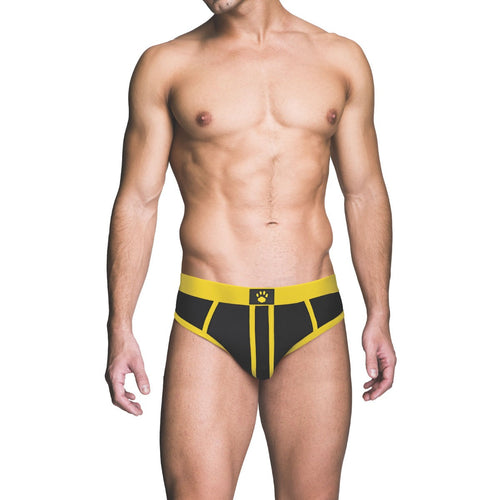 Prowler RED Ass-less Brief Yellow  - Prowler UK - Gay Sex Toys