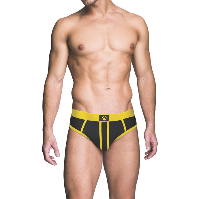 Prowler RED Ass-less Brief Yellow  - Prowler UK - Gay Sex Toys