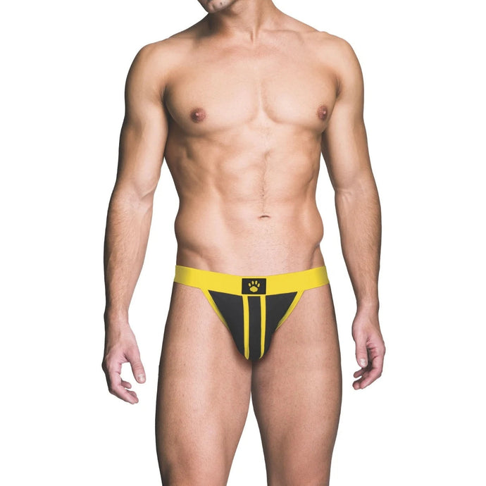 Prowler RED Ass-less Jock Strap Yellow  - Prowler UK - Gay Sex Toys