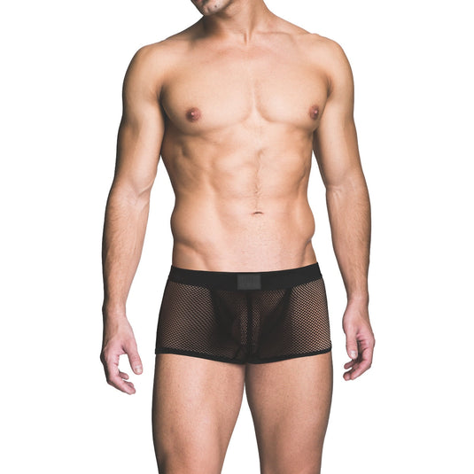 Buy Now Fishnet Ass-less Trunk Black | Prowler Buy Now Fishnet Ass-less Trunk Black | Prowler