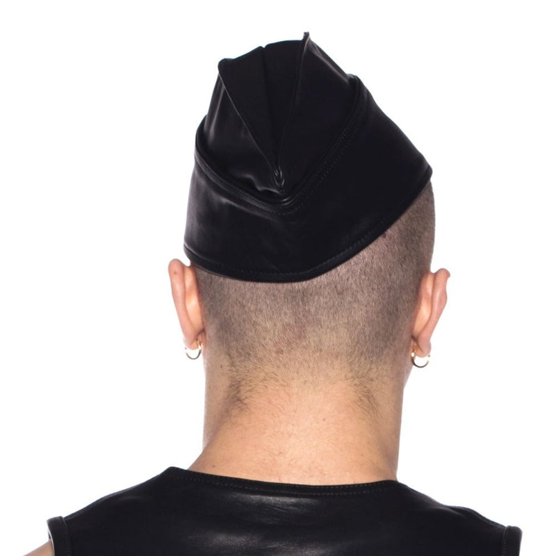 Load image into Gallery viewer, Prowler RED Leather Triangle Cap Black
