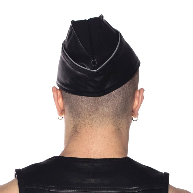 Load image into Gallery viewer, Prowler RED Leather Triangle Cap Black Grey
