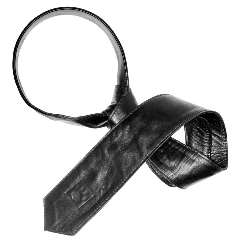 Load image into Gallery viewer, Prowler RED Leather Tie Black
