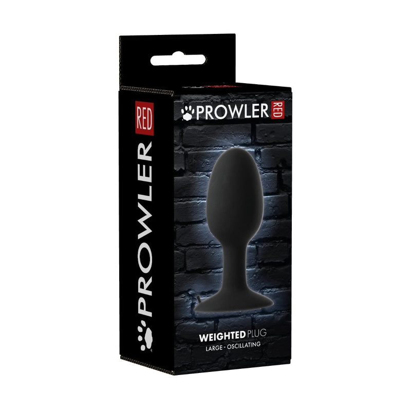Load image into Gallery viewer, Prowler RED Weighted Butt Plug Black Large
