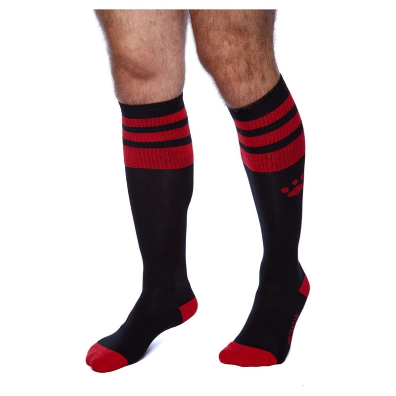 Load image into Gallery viewer, Prowler RED Football Socks Black Red

