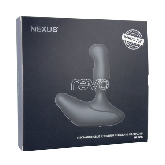 Nexus Revo Rechargeable Rotating Prostate Massager Black