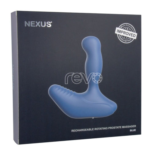 Nexus Revo Rechargeable Rotating Prostate Massager Blue