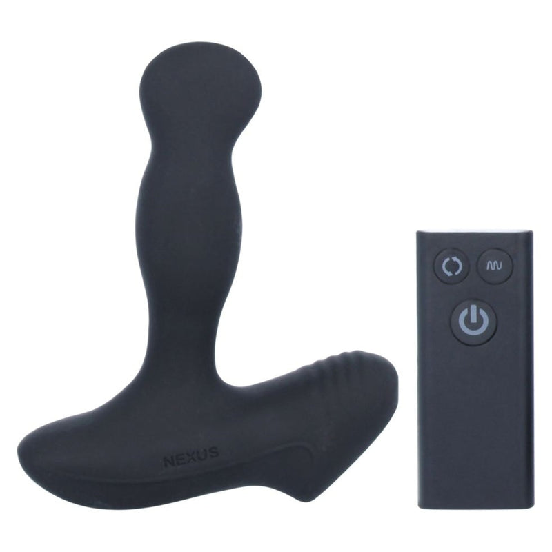 Load image into Gallery viewer, Nexus Revo Slim Rechargeable Rotating Prostate Massager Black
