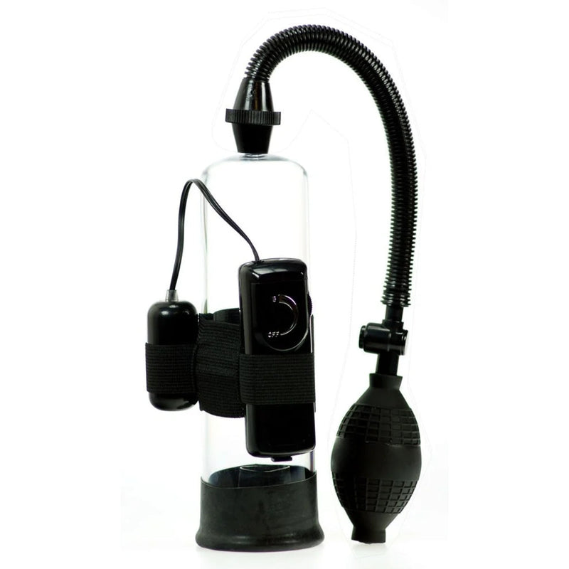 Load image into Gallery viewer, Me You Us Ultimate Power Vibrating Suction Penis Pump Black Clear - Simply Pleasure

