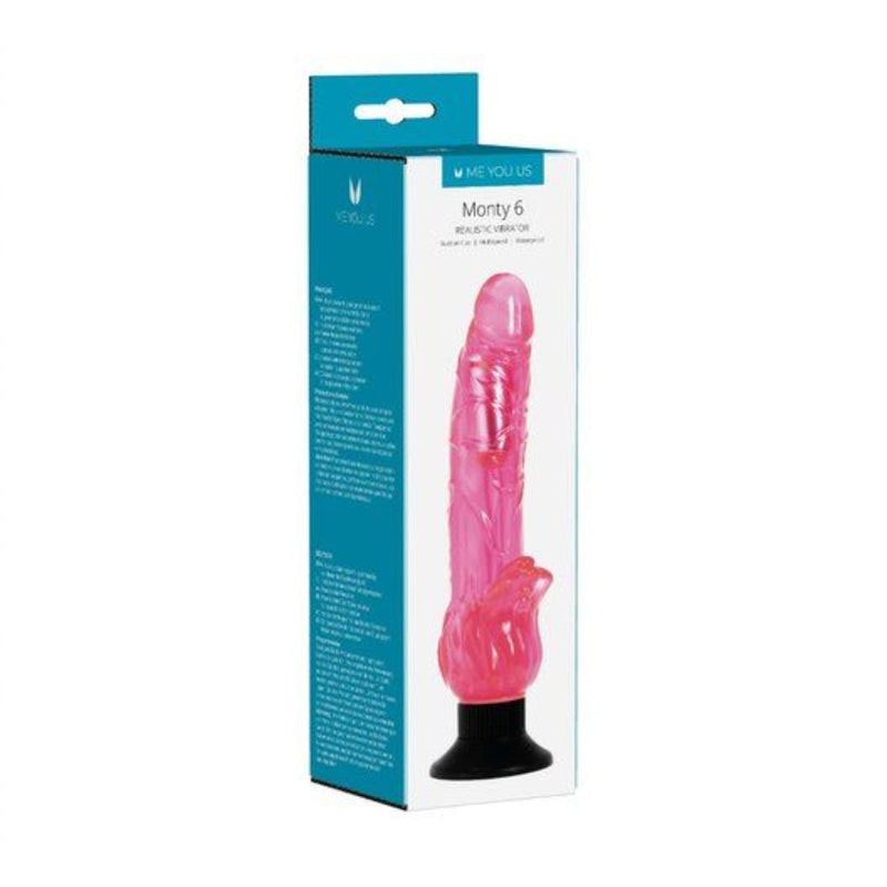 Load image into Gallery viewer, Me You Us Mounty 6 Realistic Vibrator Pink - Simply Pleasure
