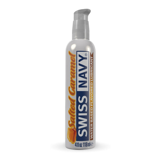Swiss Navy Flavoured Water Based Lube Salted Caramel 4oz