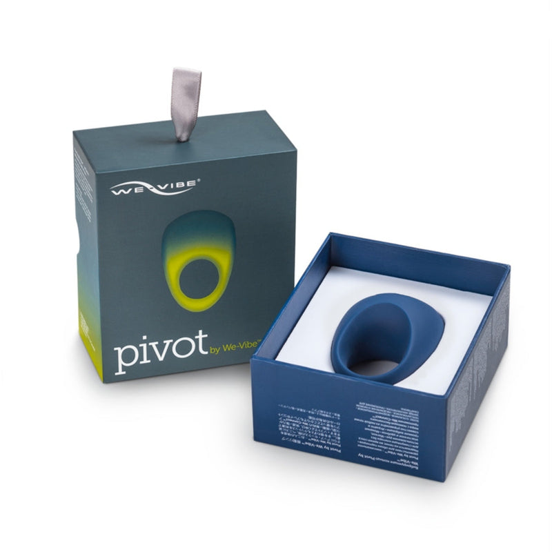 Load image into Gallery viewer, We-Vibe Pivot Vibrating Cock Ring Blue
