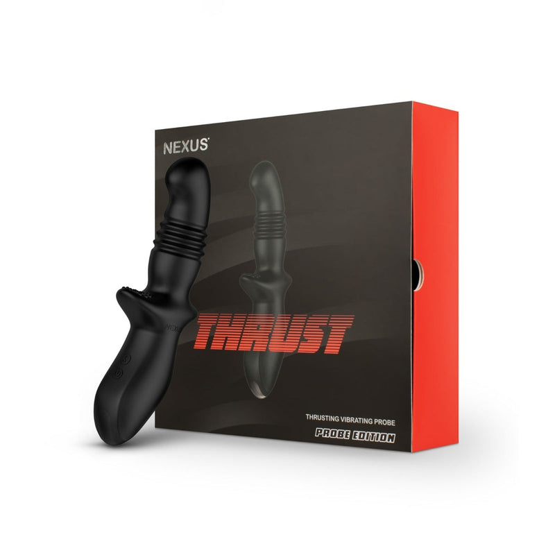 Load image into Gallery viewer, Nexus Thrust Probe Edition Vibrating Prostate Probe Black
