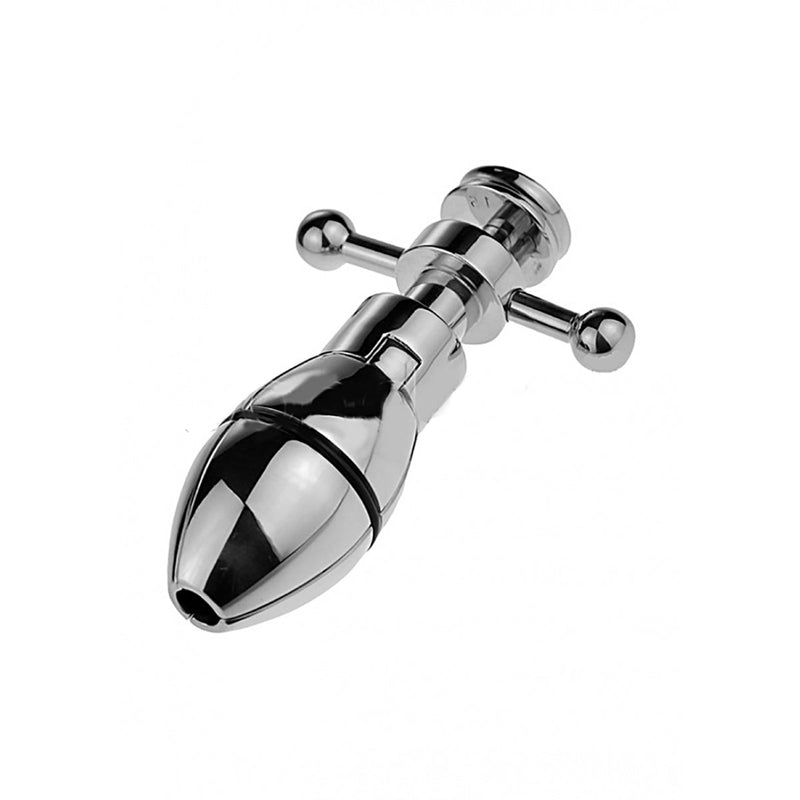 Load image into Gallery viewer, Shots Steel The Ultimate Ass Lock Expander Butt Plug Silver
