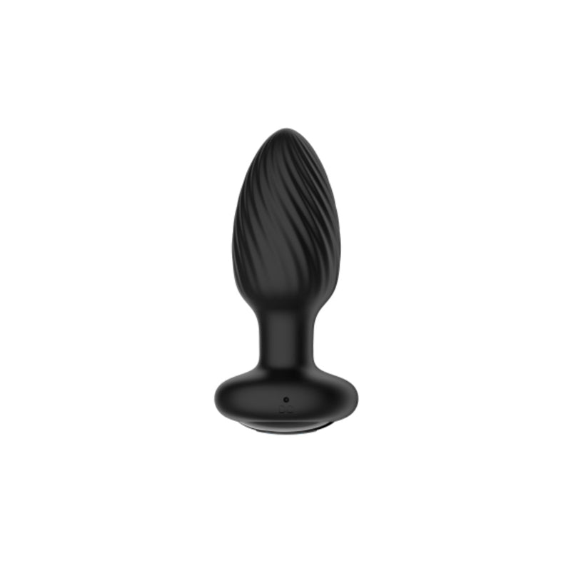 Load image into Gallery viewer, Nexus Tornado Rechargeable Remote Control Rotating Vibrating Butt Plug Black Small
