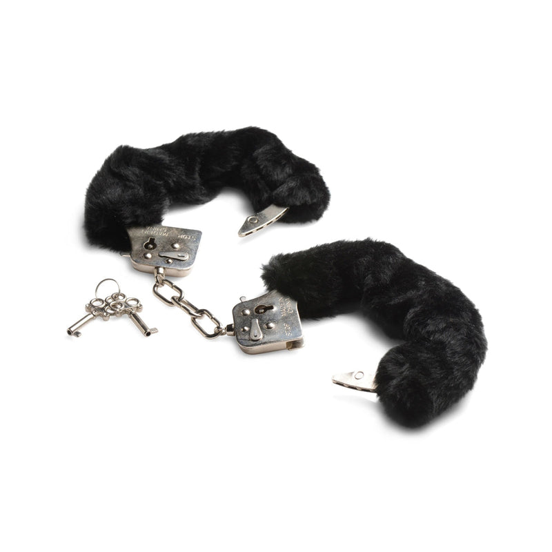 Load image into Gallery viewer, Frisky Fur Handcuffs Black
