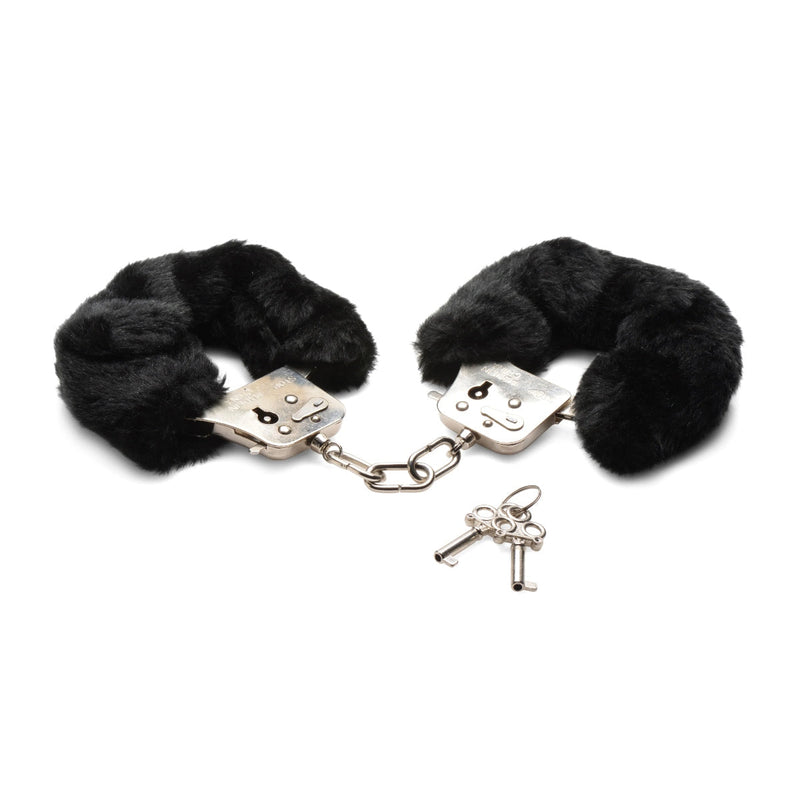 Load image into Gallery viewer, Frisky Fur Handcuffs Black
