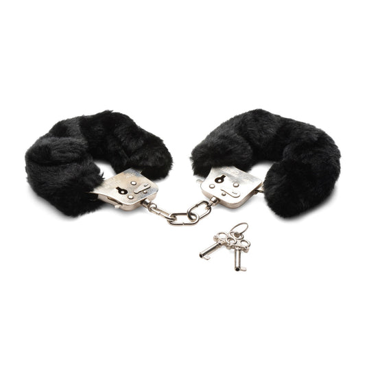 Frisky Fur Handcuffs Black