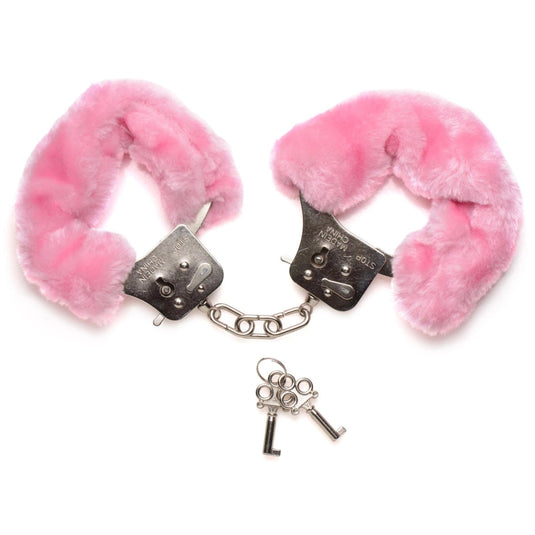 Frisky Fur Handcuffs Pink