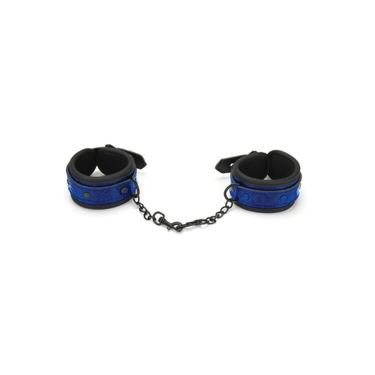 Whipsmart Diamond Collection Deluxe Buckle Cuffs Blue