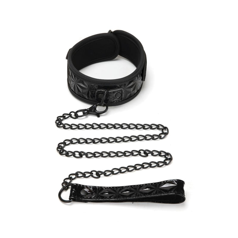 Load image into Gallery viewer, Whipsmart Diamond Collection Collar &amp; Leash Set Black
