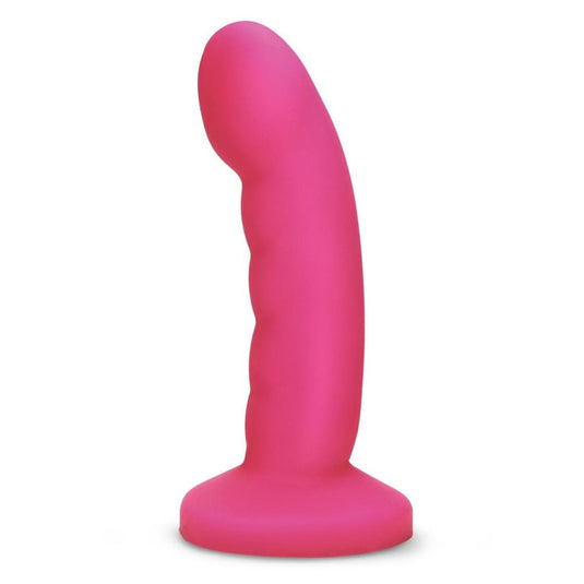 Whipsmart Ripple Silicone Remote Control Vibrating Dildo Pink 6 Inch