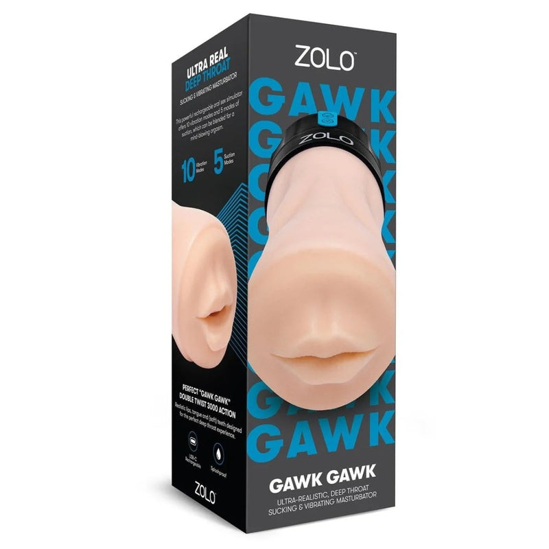 Load image into Gallery viewer, Zolo Gawk Gawk Deep Throat Sucking &amp; Vibrating Masturbator Pink

