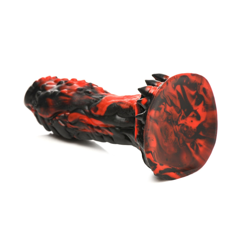 Load image into Gallery viewer, Creature Cocks Reaper Silicone Dildo Red Black  - Prowler UK - Gay Sex Toys
