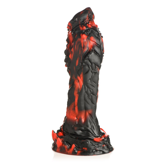 Creature Cocks Reaper Silicone Dildo Red Black  - Prowler UK - Gay Sex Toys