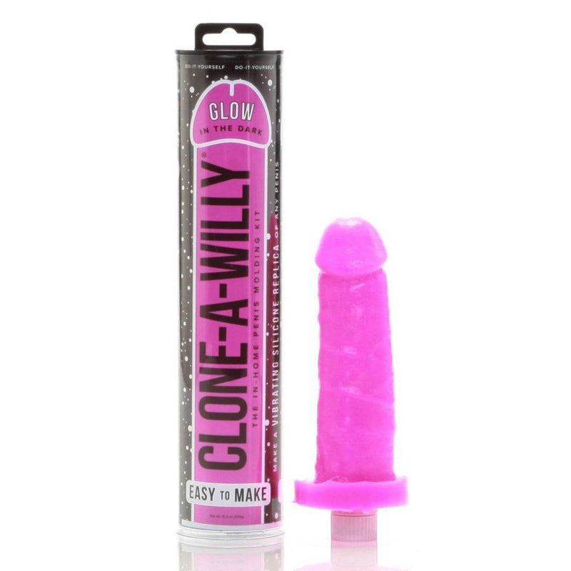 Load image into Gallery viewer, Clone A Willy Penis Moulding Kit Glow In The Dark Hot Pink - Simply Pleasure
