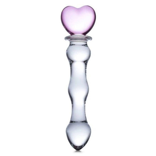 Glas Sweetheart Dildo Pink Clear 8 Inch  - Prowler UK - Gay Sex Toys