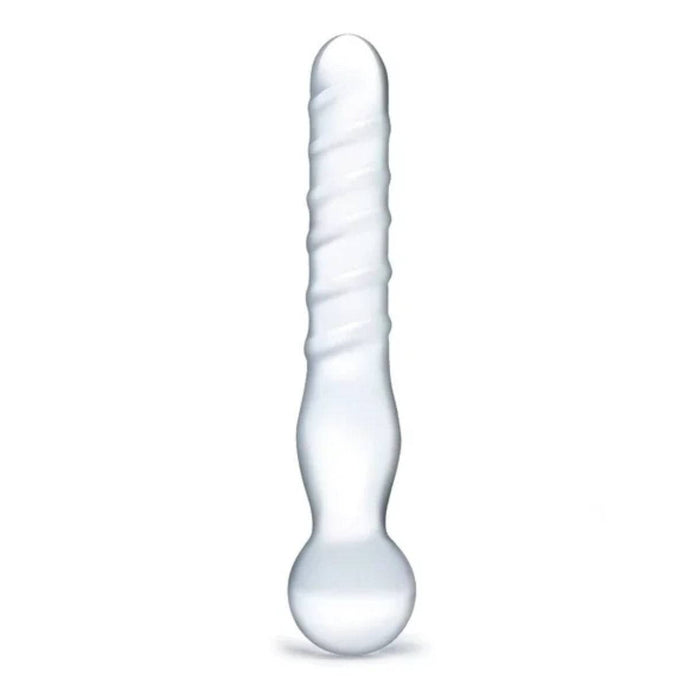 Glas Joystick Dildo Clear 8 Inch  - Prowler UK - Gay Sex Toys