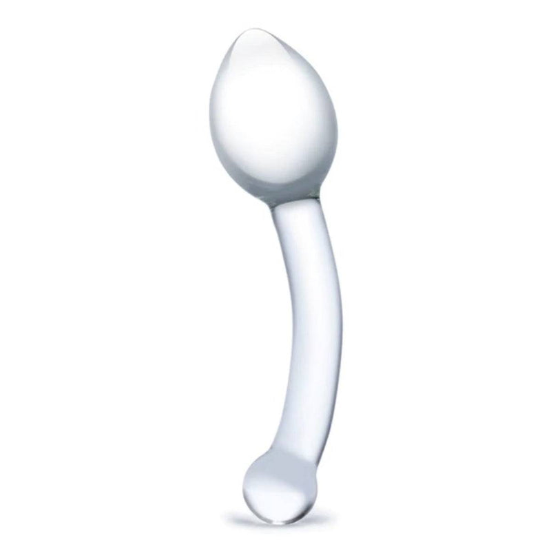 Load image into Gallery viewer, Glas Pure Indulgence Anal Slider Butt Plug Clear 8 Inch - Simply Pleasure
