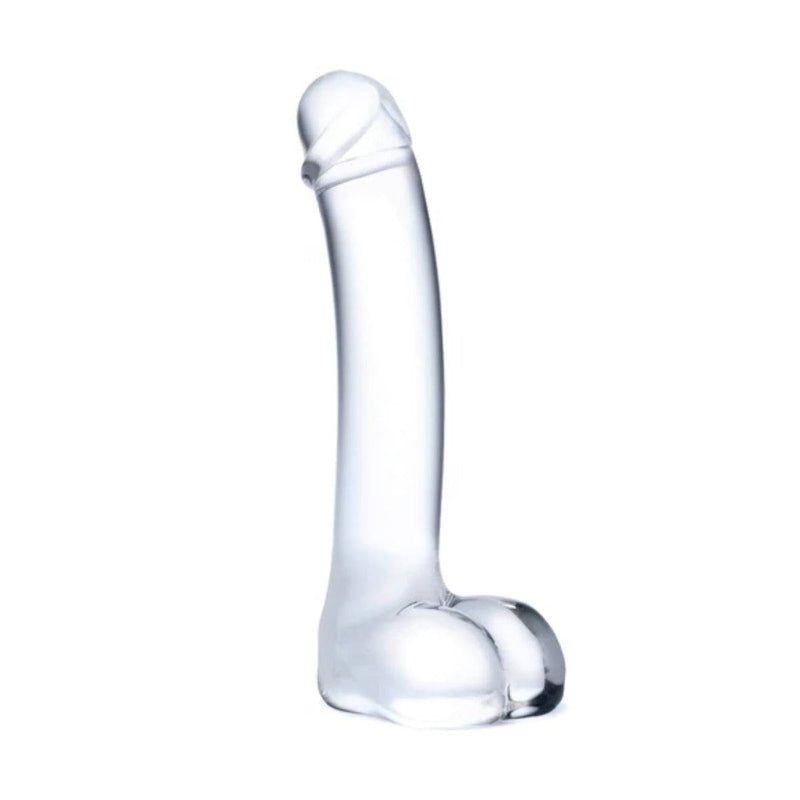 Load image into Gallery viewer, Glas Realistic Curved G-Spot Dildo Clear 7 Inch  - Prowler UK - Gay Sex Toys

