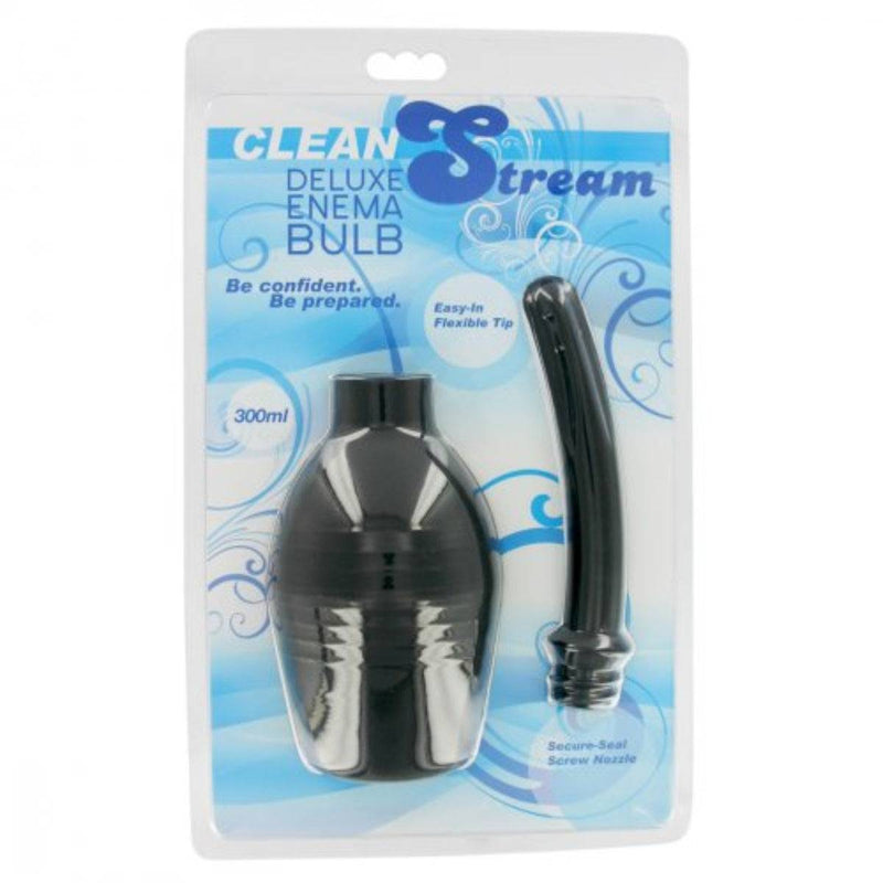 Load image into Gallery viewer, Cleanstream Deluxe Enema Bulb Douche Black - Simply Pleasure
