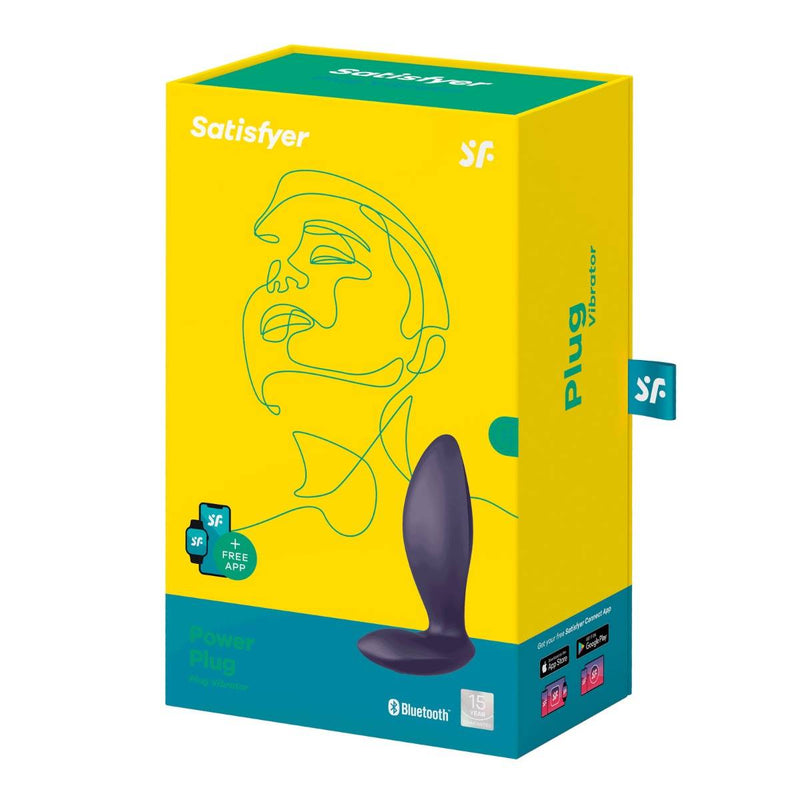 Load image into Gallery viewer, Satisfyer Power Vibrating Butt Plug Deep Purple
